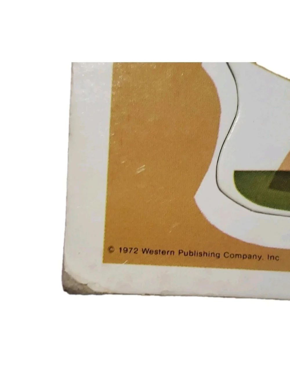 Vtg 1972 Western Publishing Company Puzzle Short Things Youth Kids Nostalgia